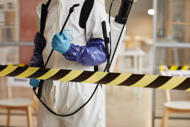 Professional Biohazard Cleanup technician working in Hiram, OH